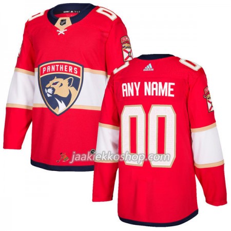 Miehille NHL Florida Panthers Pelipaita Custom Adidas 2017-2018 Punainen Authentic